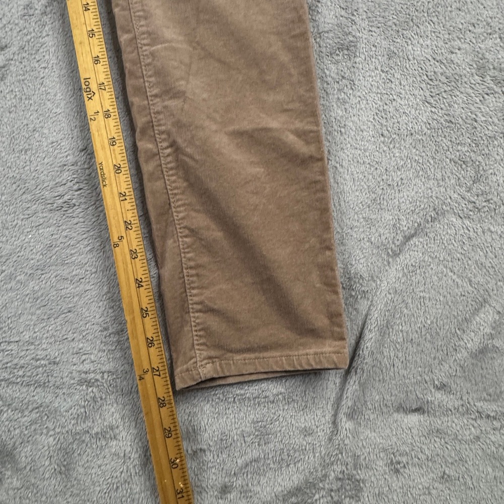 NWT Loft Modern Skinny Micro Corduroy Pants Women 12P Tan Petite‎ Slim Fit - Picture 8 of 11